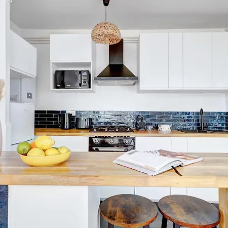 Daire Bright 1br Near Bastille & Marais - Vacation